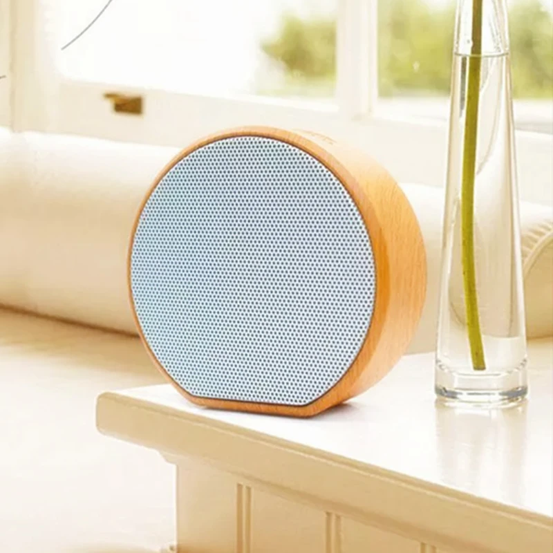 

A60 Wood Portable Outdoor Wireless Bluetooth Speaker Subwoofer Audio Stereo Loudspeaker Sound System Support TF AUX USB Fr Phone