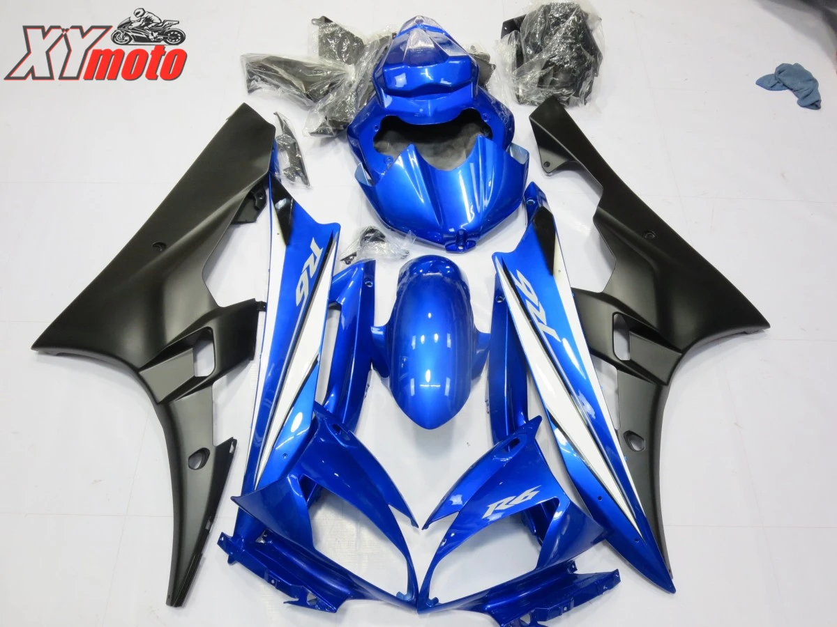 

Motorcycle Fairing Kit For Yamaha YZF600 R6 06-07 Injection ABS Plastic Fairings R6 2006-2007 Gloss Blue Bodyworks