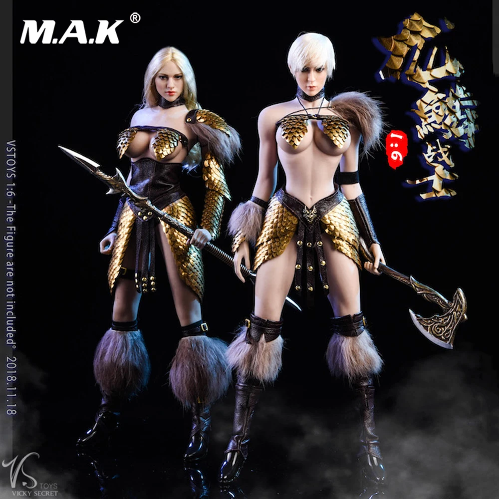 

In Stock 1/6 Figure Clothes 18XG32 Dragon Female Warrior Set No Head Body Model for 12‘’ Phicen Tbleague Verycool Jiaoudo Body