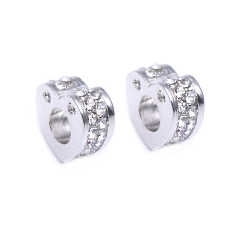 BD018 Boosbiy 2 шт. Новая Радуга любви Очаровательная подвеска из бусин Fit Pandora браслет и ожерелье для женщин DIY ювелирных изделий - Цвет: BD018