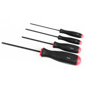 

4PCS/SET Durable Metal Steel Balldriver Screw Driver Screwdrivers Kit for Repair Hand Tools for 3D Printer Parts Accessories