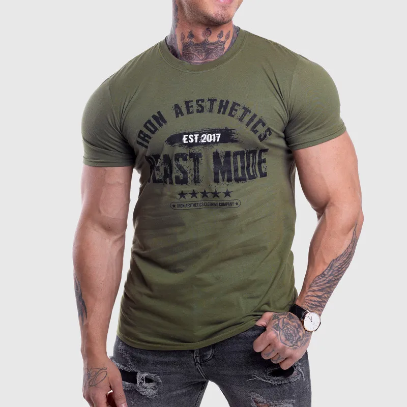Muscle Dr. Brothers, популярный бренд, летняя спортивная футболка с коротким рукавом в европейском и американском стиле, Мужская одежда для бега, тренировок, тренировок, M
