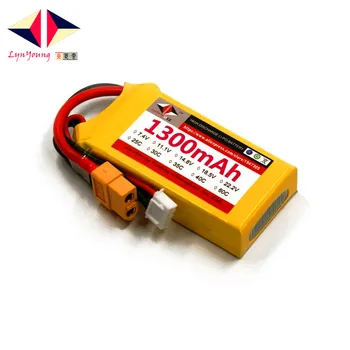 

LYNYOUNG 11.1V 1300mAh 25C 30C 35C 40C 60C 3S Lipo Battery For RC Boat Car Truck Drone UAV