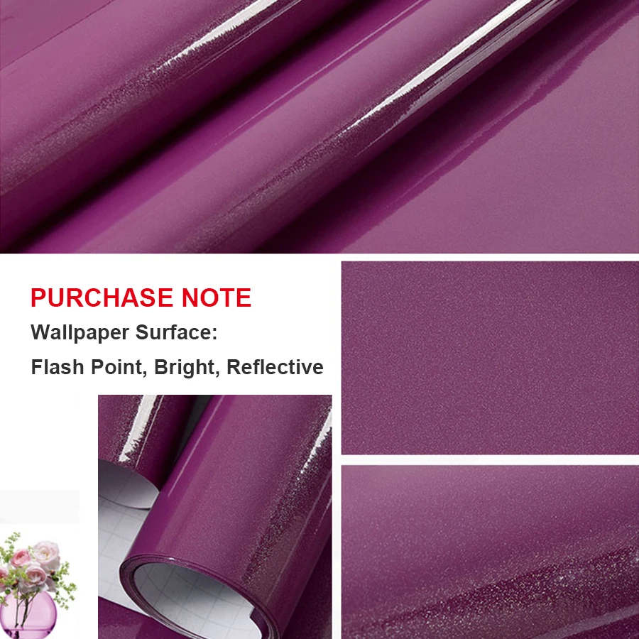 White DIY Decorative Sticker Old Furniture Renovation Self-Adhesive Wallpaper Kitchen Cabinet Wardrobe PVC Waterproof Wall Paper