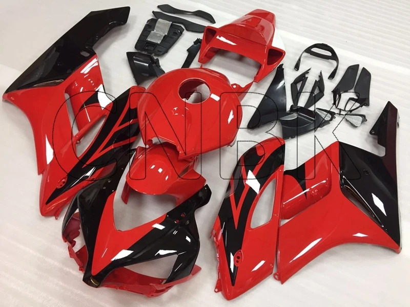 Для CBR1000RR 2005 комплекты обтекателей Fireblade 05 красно-черные Обтекатели для Fireblade 2004-2005 обшивки - Цвет: INJECTION mold