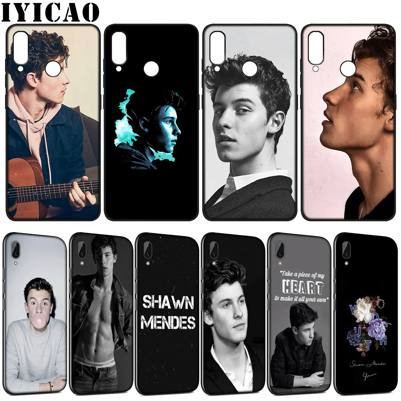 Мягкий силиконовый чехол IYICAO 1998 Shawn Mendes для Huawei Y9 Y7 Y6 Prime 2019 Honor 20 10 9 9X 8C 8X 8 Lite 7C 7X 7A