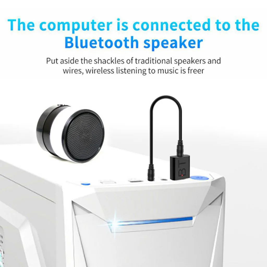 3,5 мм беспроводной Bluetooth 5,0+ EDR USB AUX аудио музыкальный ресивер адаптер чрезвычайно портативный широкий Совместимость bluetooth адаптер