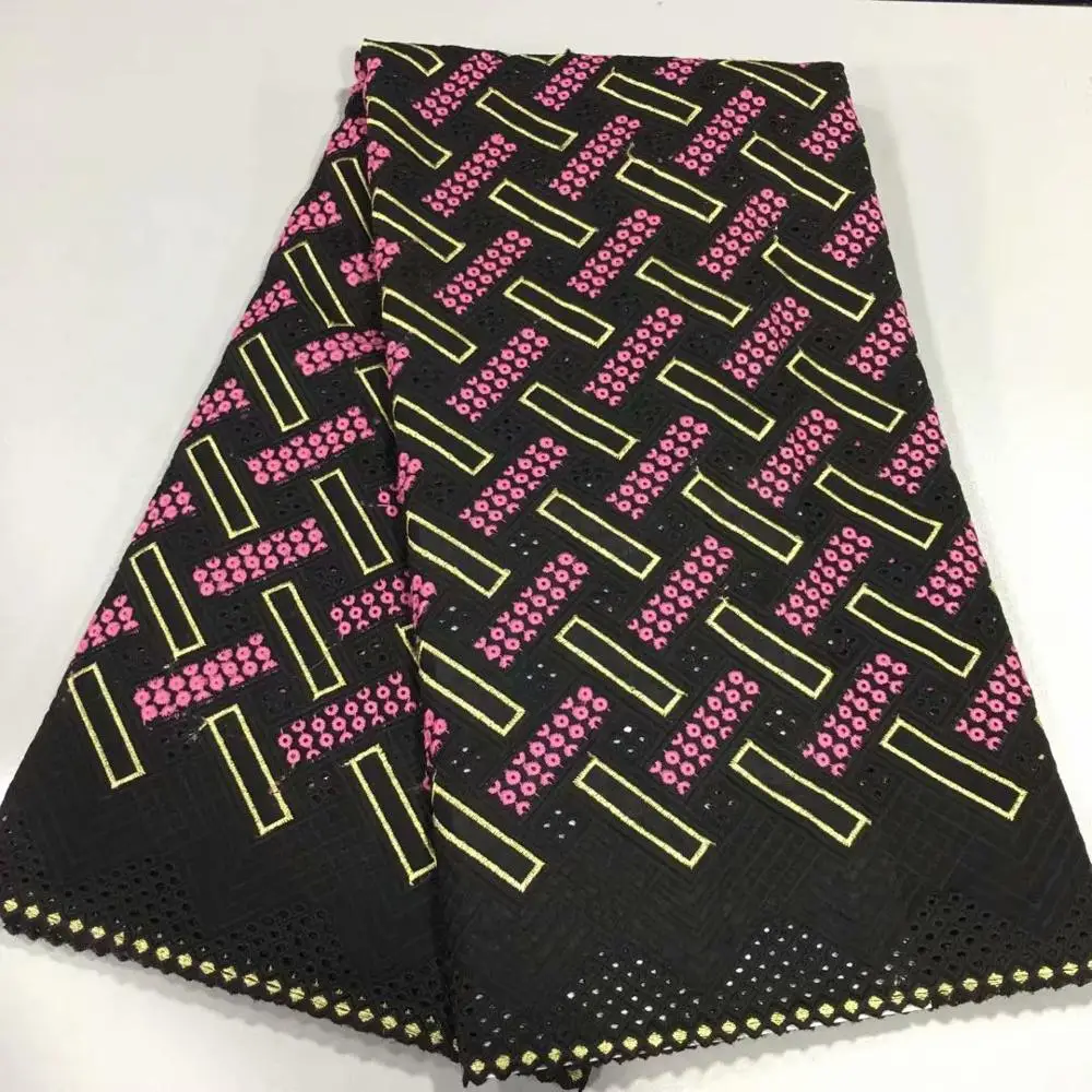 Новейшая кружевная ткань швейцарская вуаль кружева в швейцарском стиле tissu broderie Дубай нигерийские кружевные ткани для платья 5 ярдов