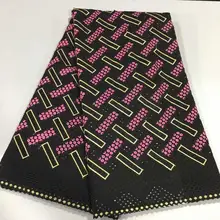 Новейшая кружевная ткань швейцарская вуаль кружева в швейцарском стиле tissu broderie Дубай нигерийские кружевные ткани для платья 5 ярдов