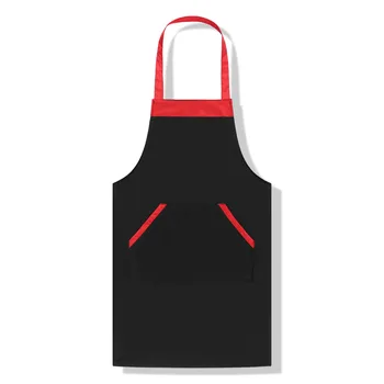 

New Matching Color Waterproof Apron Catering Hotel Hot Pot Western Restaurant Supermarket Work Clothes Halter Apron