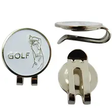 Premium Golfer Sports Hat Clip Golf Ball Marker For Golf Cap Visor