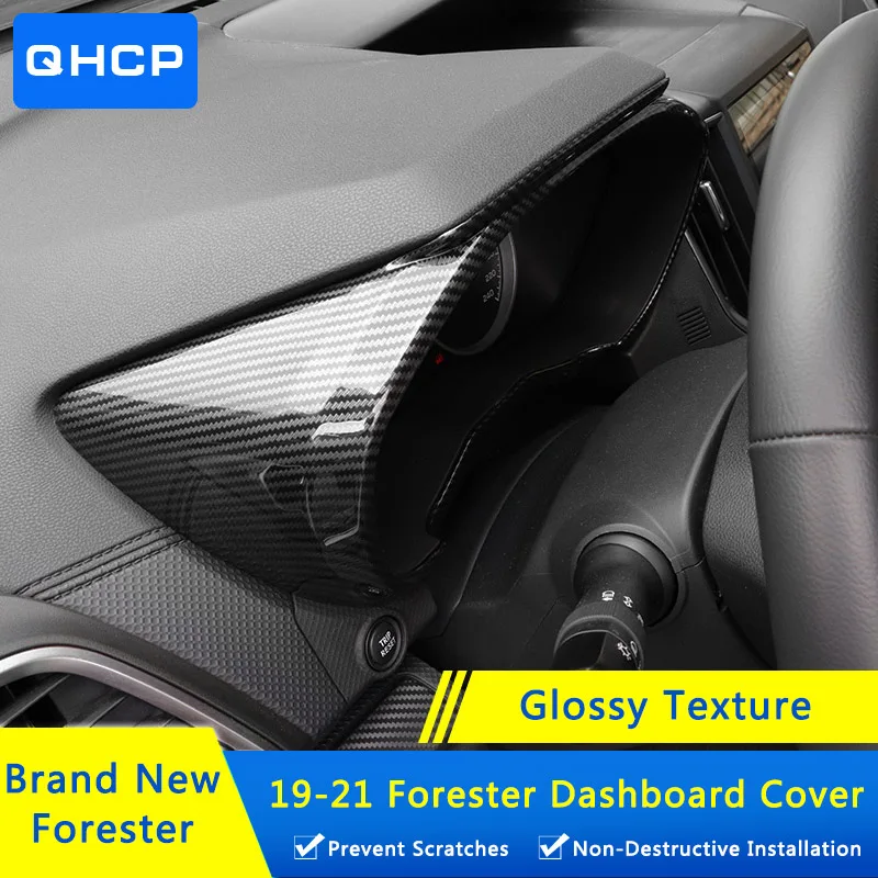 

Декоративная наклейка QHCP для панели приборной панели, подходит для Subaru Forester 2019 2020 2021, аксессуары для стайлинга автомобиля