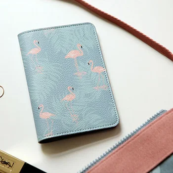 

Women Leather Card Case Credit Card Holder Student Cute Cartoon ID Cards Wallet Passport Business Card Holder Book Protector