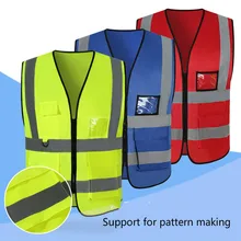 Majia индивидуальное строительство движение многокарманный Спецодежда Ночная безопасность санитария Спецодежда Светоотражающая жилет логотип