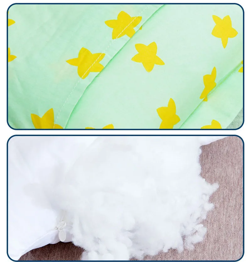 Cartoon Printed Pillow Multicolor Kids Pillow Case Infant Cover Baby Sleeping Core Pillowcase Qulity Dustproof Pro