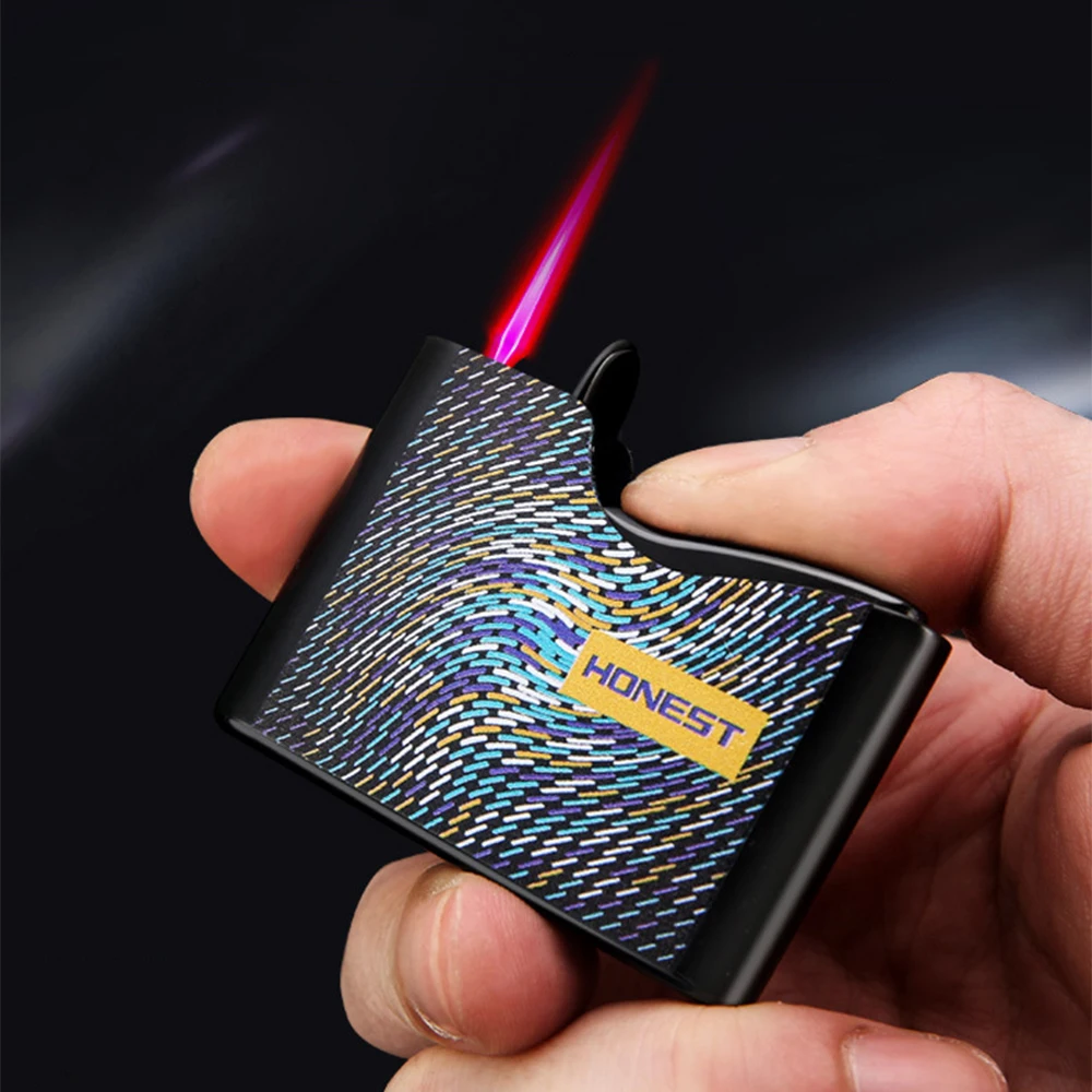 Honest Red Flame Torch Lighter Refillable Windproof Jet Cigar Lighters