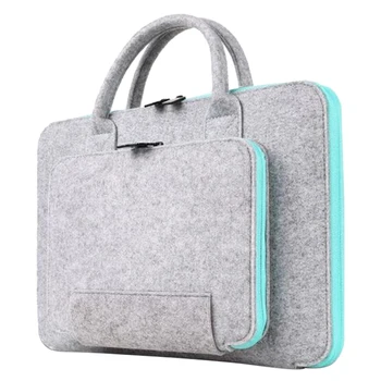 

New Felt Universal Laptop Bag Notebook Case Briefcase Handlebag Pouch For Macbook Air Pro Retina Men Women 11"