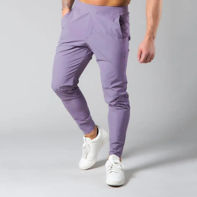 New Black Joggers Pants Men Running 