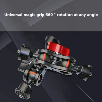 

Outdoor Universal Adjustable Base Magic Arm Gimbal Rotatable Holder Climbing Mount Camera Bracket Travel Accessories For SLR A37