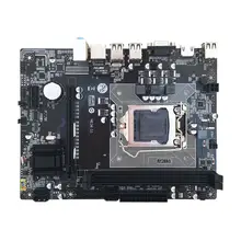 H61m c placa-mãe do computador desktop 1155 pinos cpu interface pci-e ddr3 memória de estado sólido mainboard