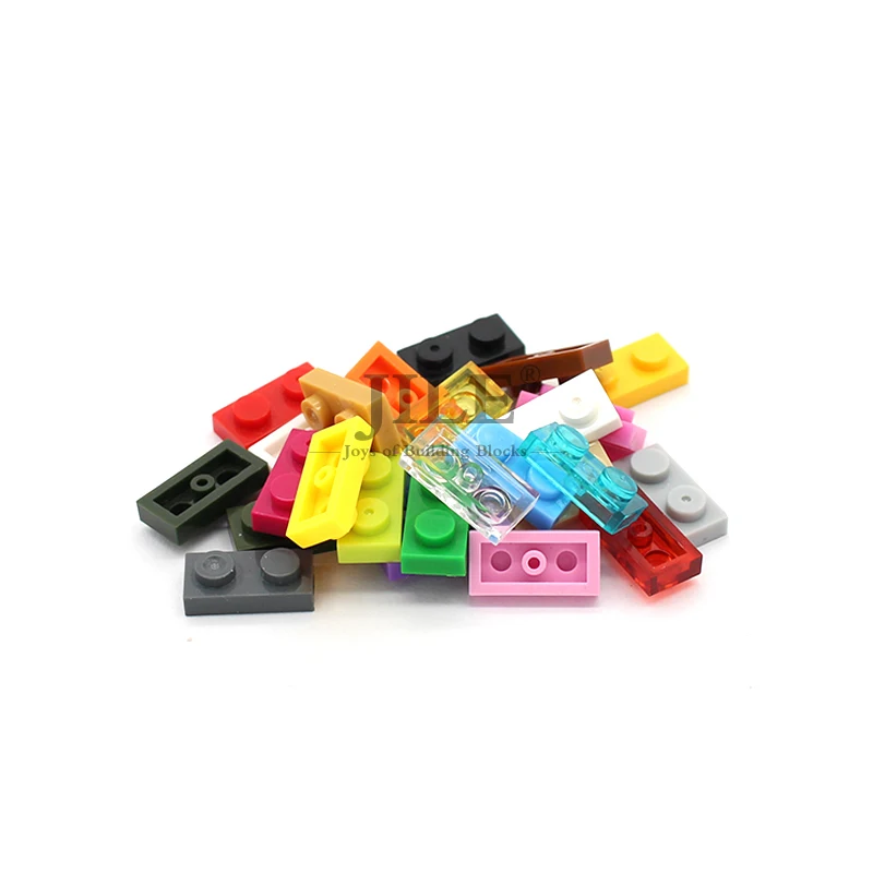 Moc плитка пластина 1x2 3023 короткая часть Сделай Сам креативные просвечивающие