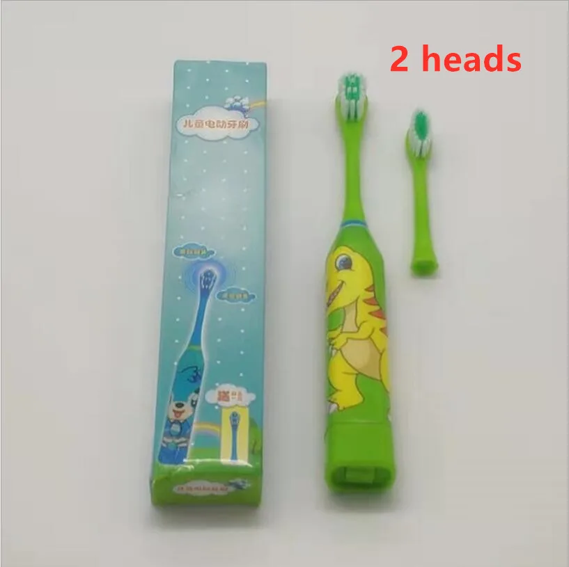 Creative automatic electric toothbrush children's toothbrush cartoon waterproof soft hair ultrasonic cute toothbrush double head