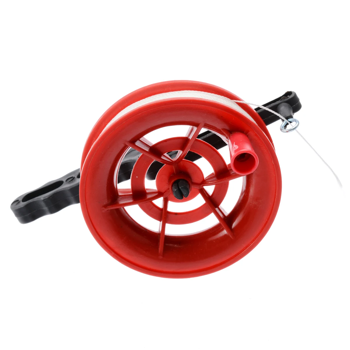 

Hot Sales 1pcs 100M Flying Kite White Line String Plastic Kite Reel Handle Winder Grip Wheel Kite Accessories