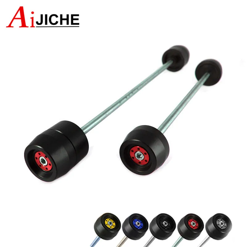 For DUCATI MONSTER 696 795 Monster696 Monster795 Motorcycle Accessories Front & Rear Axle Fork Crash Sliders Wheel Protector |
