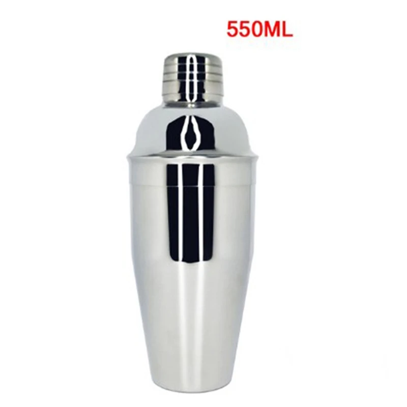 Шейкер для коктейлей 550 мл из нержавеющей стали, шейкер для вина, Миксер для бара, вечерние инструменты бармена, аксессуары для бара