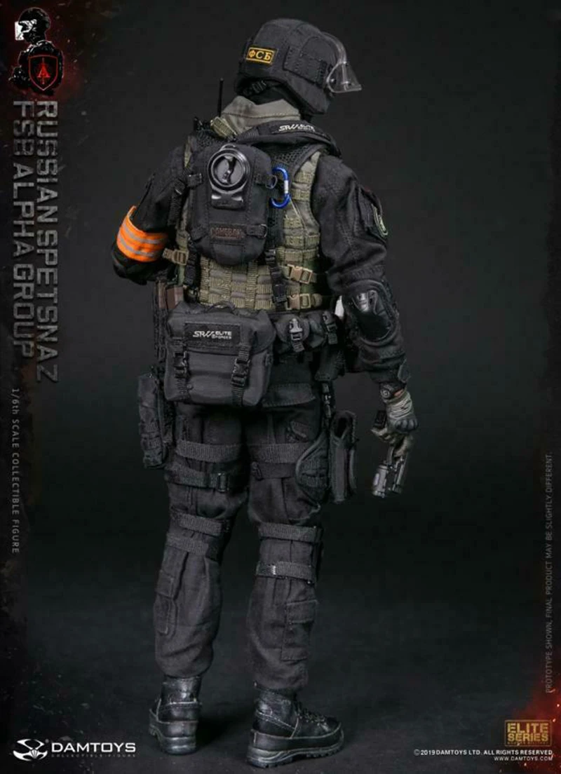 Damtoys 1/6 Dam78064 Russian Spetsnaz Fsb Alpha Group Action Figure Toy In Stock