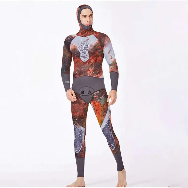 Dive& Sail Мужской 3 мм гидрокостюм Scr неопреновый комбинезон и куртка Freediving Подводная охота Дайвинг костюм трубка супер Эластичный Серфинг влажный