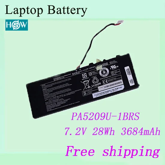 Ноутбук Лидер продаж аккумулятор для Toshiba PA5209U-1BRS спутниковый L15W-B1208X L15W-B1302 серии
