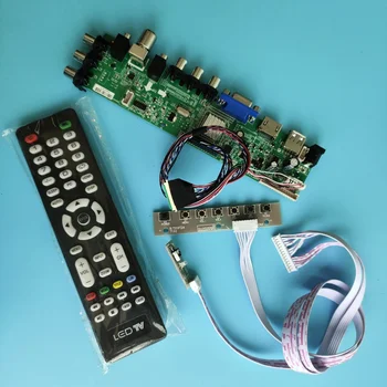 

Kit For LP173WD1-TLC4/LP173WD1-TLP4 DVB-T DVB-T2 40pin HDMI remote digital 1600X900 Signal controller board LED USB VGA TV 17.3"