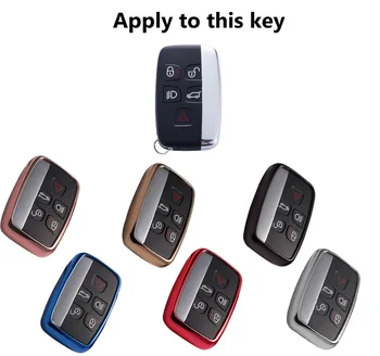 

Smart TPU Soft Protective key Case Shell Cover for Land Rover Range Rover Discovery Defender LR4