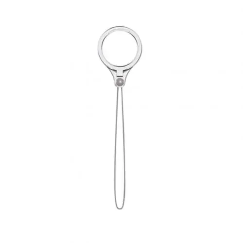 Bluelans Ring Phone Holder Multifunction Metal Phone lanyard Finger Ring Mobile Phone Holder 2 in 1 For Smartphone Cell Phone Silver