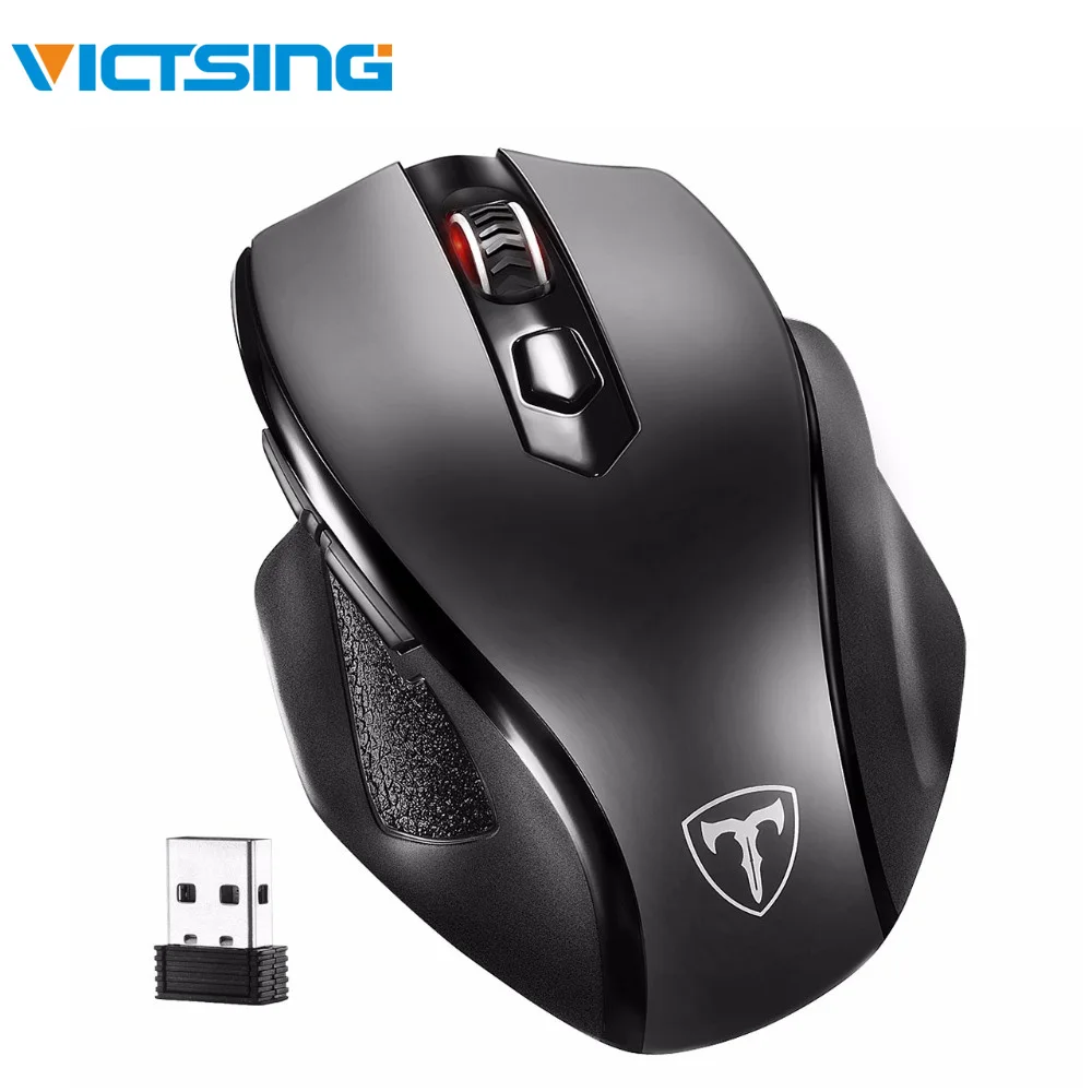 Продажа VicTsing mm057 беспроводная мышь обновленная 2400 dpi регулируемая полноразмерная эргономичная дизайнерская мышь для ноутбука ПК компьютера