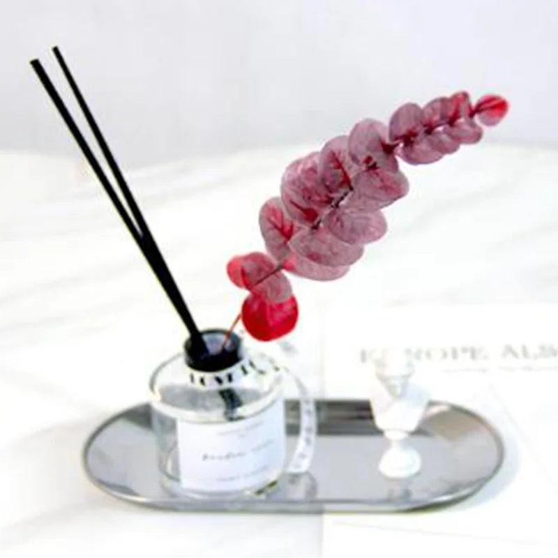 10 шт. искусственные листья эвкалипта для свадебного банкета реквизит для фотосессии установка вазы Декор стен моделирование растений