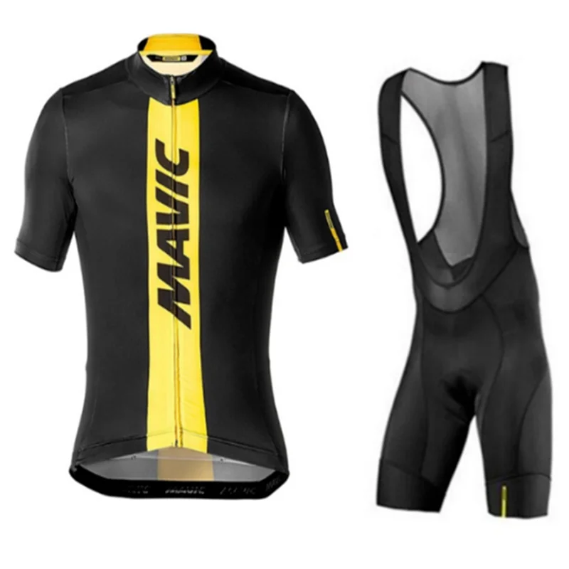 12 Mavic Ciclismo Jersey verano equipo Ciclismo набор 14 estilos Bib Shorts Ropa de bicicleta Ropa Ciclismo Ropa deportiva - Цвет: 12