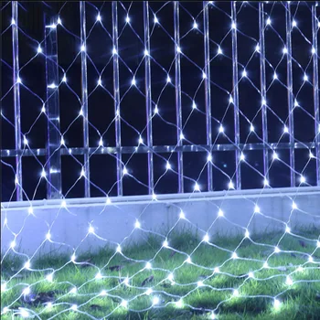 

LED Net Mesh Fairy String Decorative lights Christmas Tree-wrap Flash Lighting for Party Wedding Patio Lawn Garden Decorations