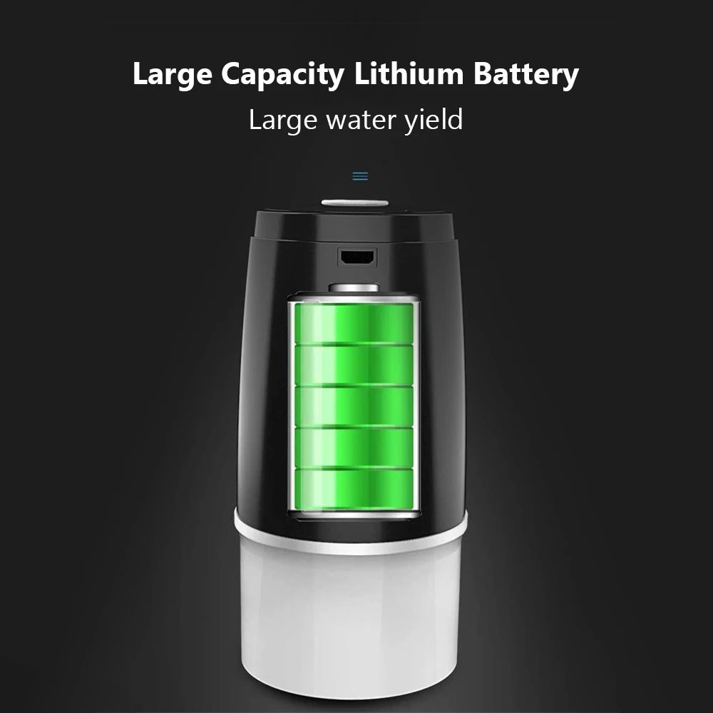 Electric Water Dispenser Portable Gallon Drinking Bottle Switch Smart Wireless Water Treatment Pump USB Charging For Home Office
