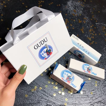 

2019 New White Rabbit Toffee Flavor lip balm+perfume+hand cream 3pcs/set Maquiagem christmas gift