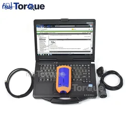 Outil de Diagnostic de tracteur agricole JD V5.2, outil de guidage de données électroniques, lien + AG CF HDD avec ordinateur portable CF53 
