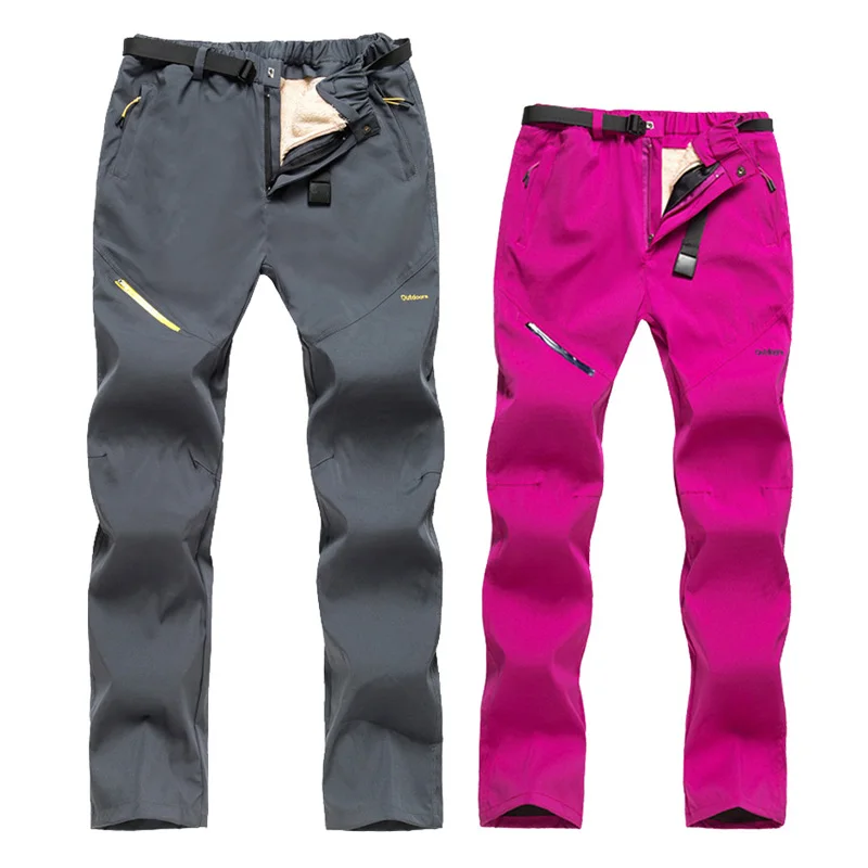 Hiking Pants Outdoor Waterproof Windproof Breathable Quick Dry Trousers Women Men Camping Fishing Climbing Stretchy Fall Winter | Спорт и