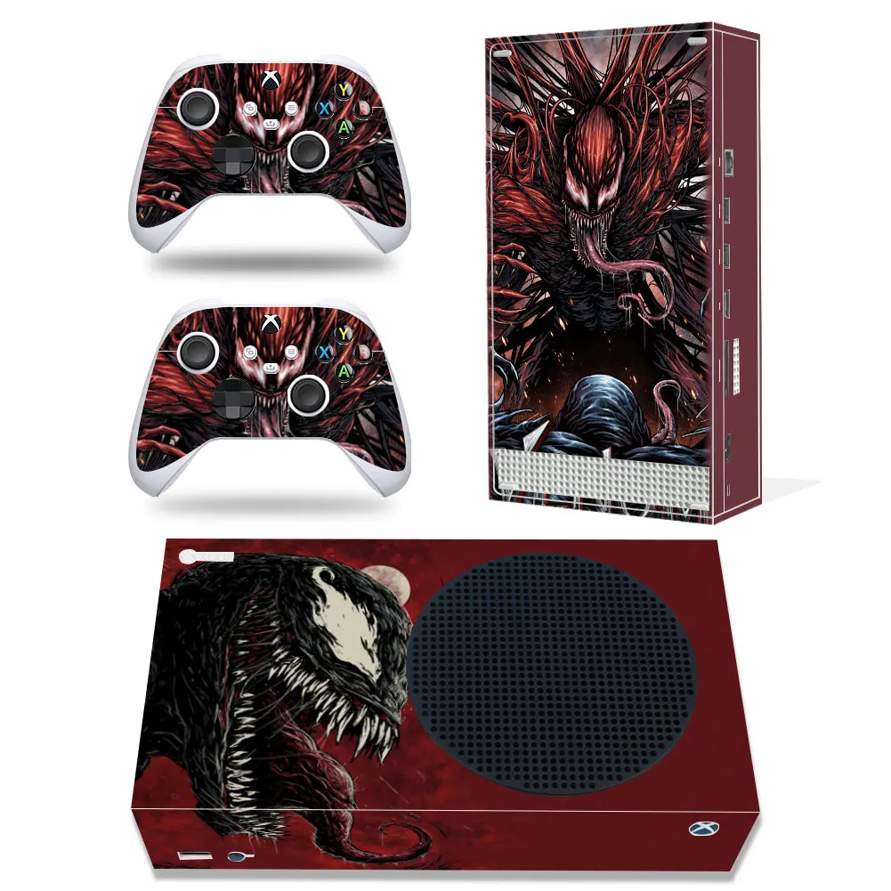 Marvel Iron Man Spiderman Skin Sticker Decal Cover for Xbox Series S Console and 2 Controllers Xbox Series S Skin Sticker Vinyl