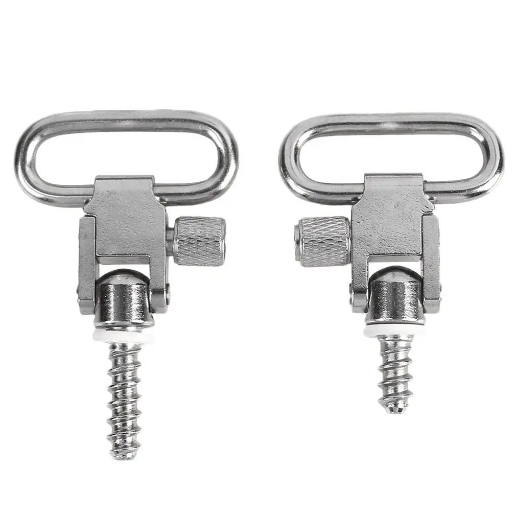 

1 pair 1 Inch Quick Detach Sling Swivels & Studs Quick Detachable Swivels For Gun Rifle Hunting
