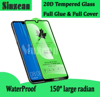 

Sinzean 25pcs For Huawei Y7 Prime/Y7 Pro/Y6S/Y6 Pro/Y6 Prime/Y6P 20D Big Curved Edge Tempered Glass Screen Protector in opp bag