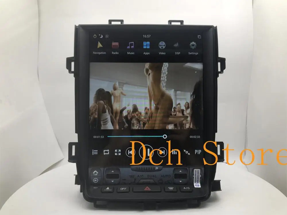 12 1 ''вертикальный автомобильный DVD плеер tesla style Android 9 0 GPS для Toyota Alphard Vellfire 20