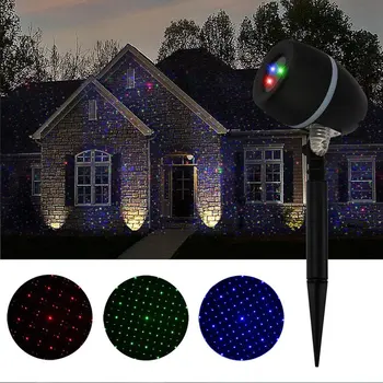 

Moving Static Red Green Blue Dots Star Christmas Laser Light Projector Outdoor Garden Waterproof Holiday Xmas Tree Lights