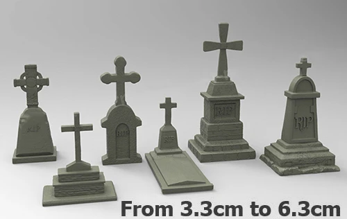 from 3.3cm to 6.3cm Resin figure Model 