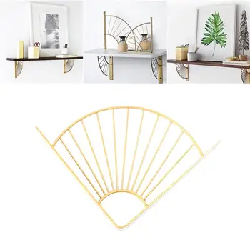 

Fan-shaped Support Shelf Sturdy Divider Bracket Delicate Commodity Shelf Fixing Rack Household Wall Layer Board Bracket
